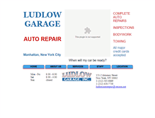 Tablet Screenshot of ludlowgarageautorepair.com